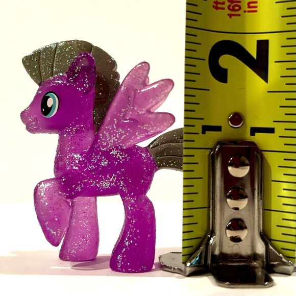 My Little Pony Wave 10 Rainbow Swoop Pony Glitter 2 in Purple Blind Bag 2014 MLP - Picture 4 of 4